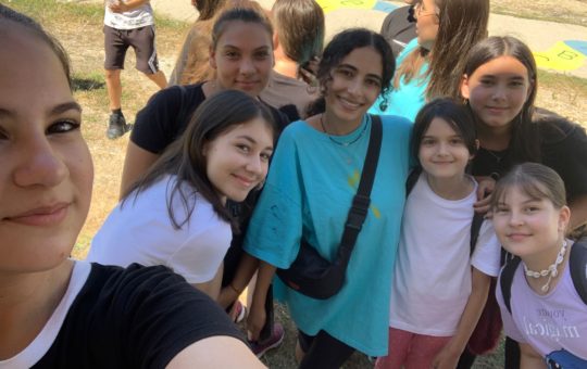 Our ESC Volunteer Farah in Craiova, Filiasi- Romania