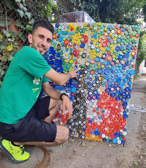 Our ESC Volunteer Ahmad in Arad, Romania