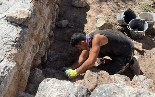 Our ESC Volunteer Nasser in Arzeliers village, France