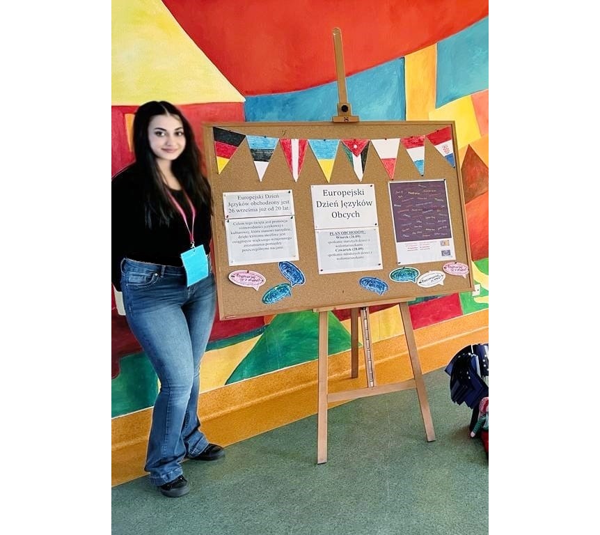 Our ESC Volunteer Rania in Wroclaw, Poland