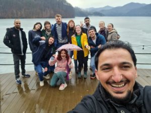 Our ESC volunteer Abed Alrahman in Baia Mare - Romania