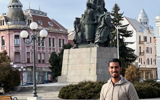 Our ESC Volunteer Ahmad in Arad, Romania